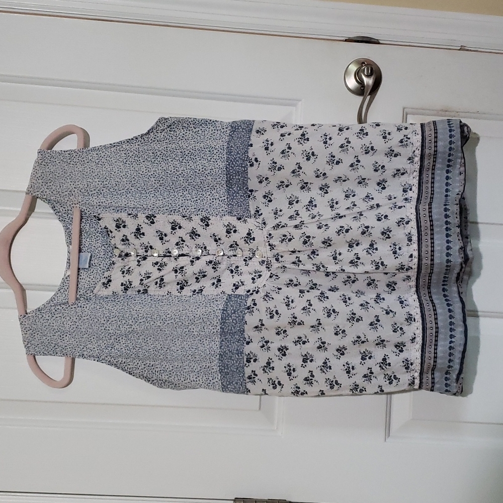 Boho sleeveless top size XL